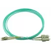 BlueOptics LC-SC daugiamodis OM3 Duplex šviesolaidinis komutacinis kabelis, LC-UPC/SC-UPC, 10 m, smėlio spalvos (suderinamas su Corning 055702K512000010M)