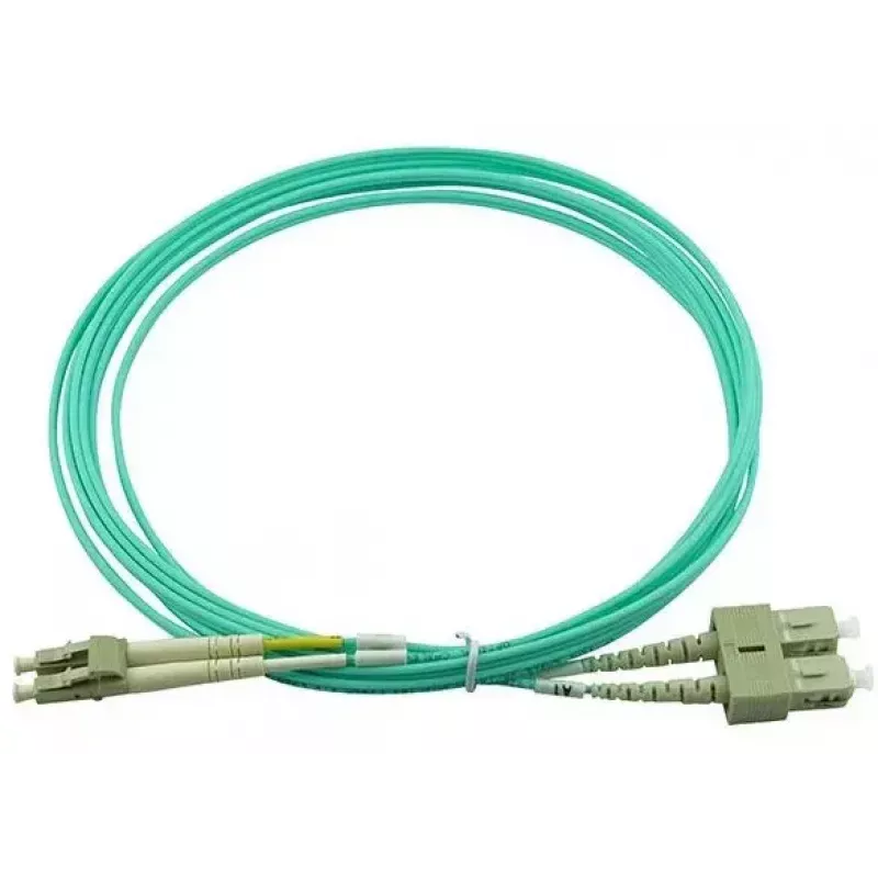 BlueOptics LC-SC daugiamodis OM3 Duplex šviesolaidinis komutacinis kabelis, LC-UPC/SC-UPC, 10 m, smėlio spalvos (suderinamas su Corning 055702K512000010M)