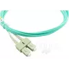 BlueOptics LC-SC daugiamodis OM3 Duplex šviesolaidinis komutacinis kabelis, LC-UPC/SC-UPC, 10 m, smėlio spalvos (suderinamas su Corning 055702K512000010M)