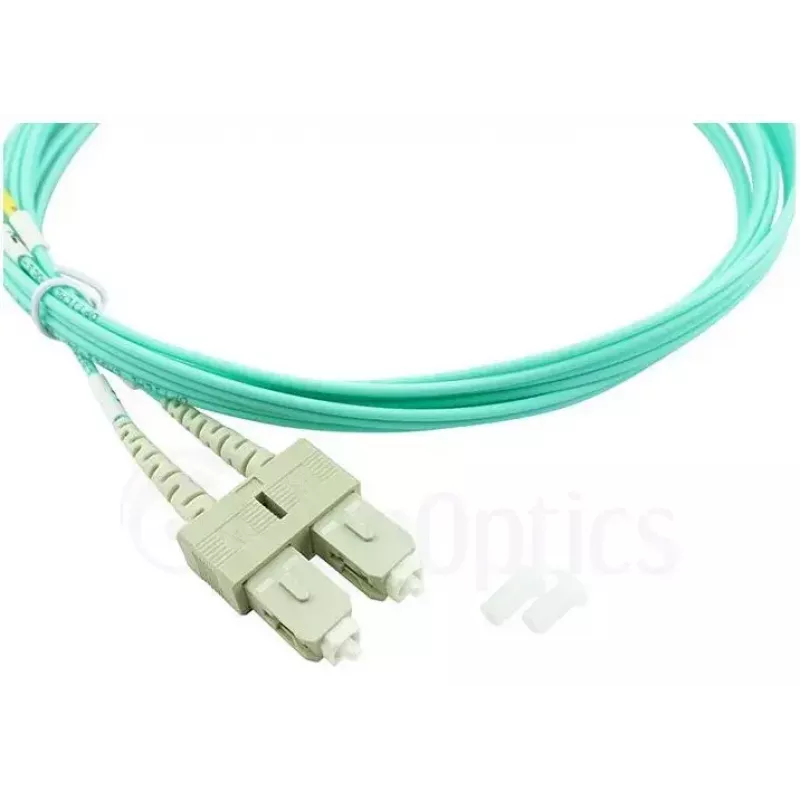 BlueOptics LC-SC daugiamodis OM3 Duplex šviesolaidinis komutacinis kabelis, LC-UPC/SC-UPC, 10 m, smėlio spalvos (suderinamas su Corning 055702K512000010M)