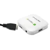 Techly USB 3.0 Super Speed Hub 4 prievadai baltas IUSB3-HUB4-WH