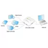 Techly USB 3.0 Super Speed Hub 4 prievadai baltas IUSB3-HUB4-WH