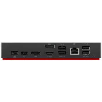 Docking stotelė Lenovo ThinkPad Universal Thunderbolt 4, laidinė, juoda