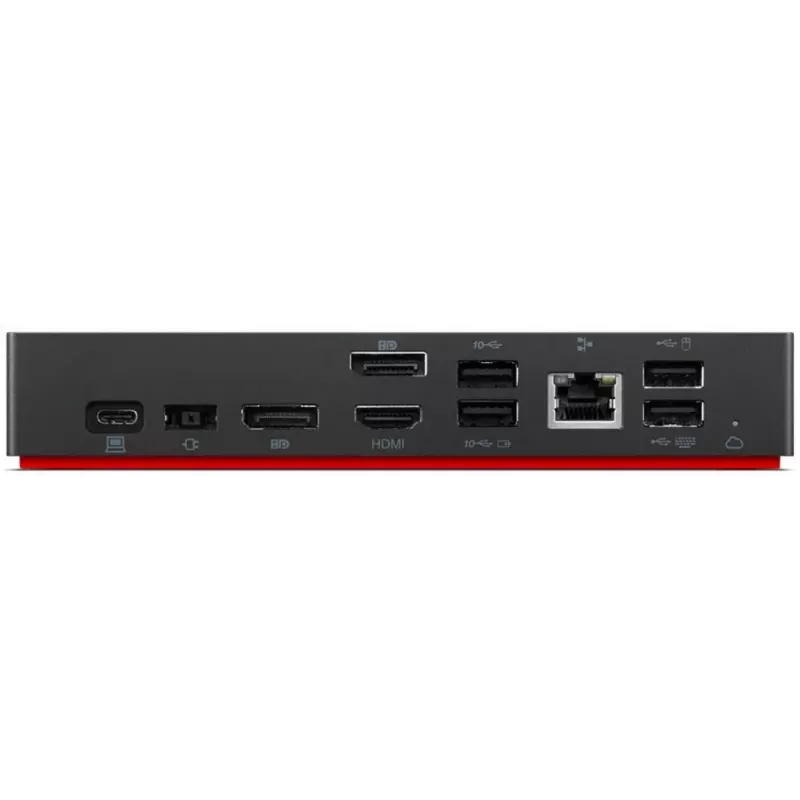 Docking stotelė Lenovo ThinkPad Universal Thunderbolt 4, laidinė, juoda
