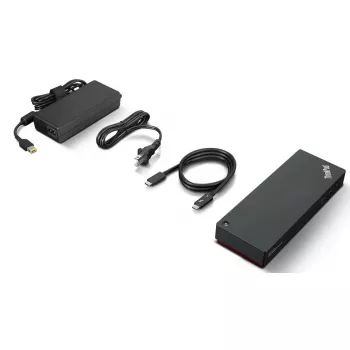 Docking stotelė Lenovo ThinkPad Universal Thunderbolt 4, laidinė, juoda