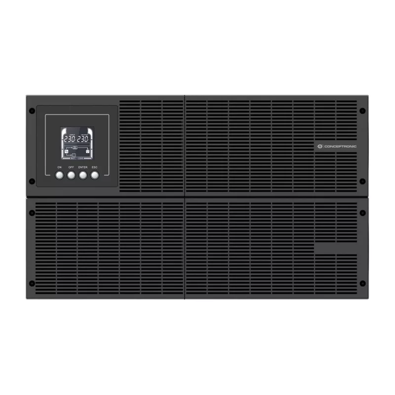 Conceptronic ZEUS51E6K 6000VA 6000W Online Rack/Tower UPS, dvigubos konversijos (Online), 6 kVA, 6000 W, sinusinė, 80 V, 300 V