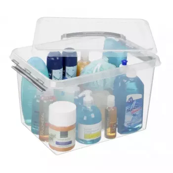 Dėžė Sunware 78800609 stačiakampė plastikinė skaidri