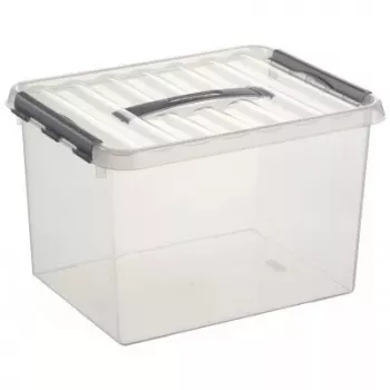 Dėžė Sunware 78800609 stačiakampė plastikinė skaidri