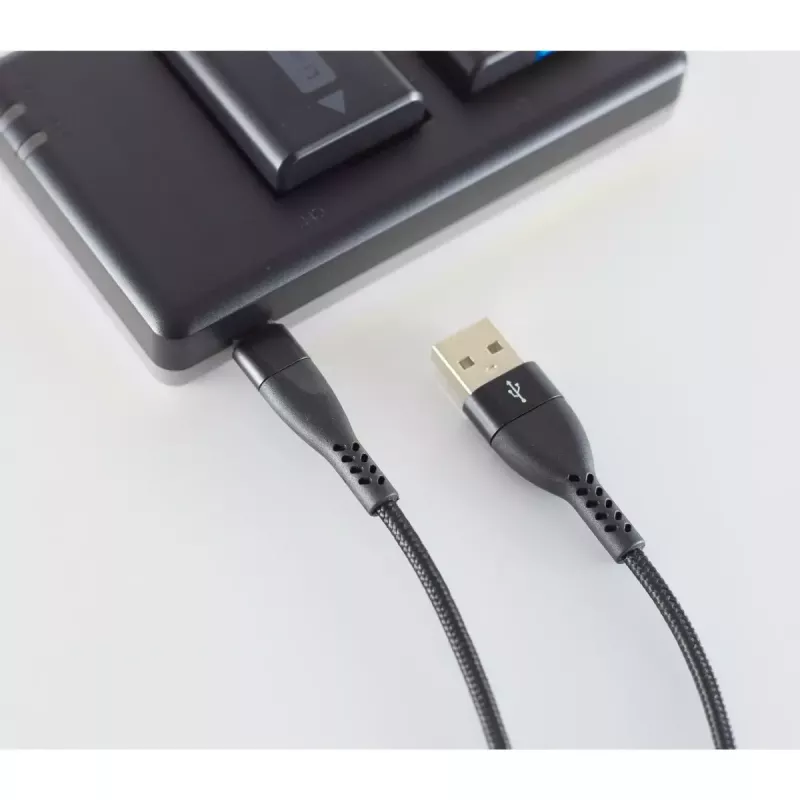 USB laidas ShiverPeaks BS20-71025 1m USB 2.0 USB A USB C juodas