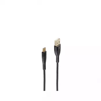 USB laidas ShiverPeaks BS20-71025 1m USB 2.0 USB A USB C juodas