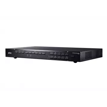 ATEN 7 x 3 prezentacinis jungiklis, HDMI, metalinis, juodas, 60 Hz, 1080p, 1920 x 1200 pikselių