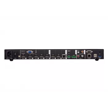 ATEN 7 x 3 prezentacinis jungiklis, HDMI, metalinis, juodas, 60 Hz, 1080p, 1920 x 1200 pikselių