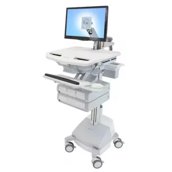 Multimedijos vežimėlis Ergotron StyleView aliuminio pilka balta