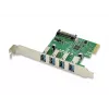 Conceptronic EMRICK02G vidinė PCIe plėtimosi kortelė su 4 USB 3.2 Gen 1 prievadais