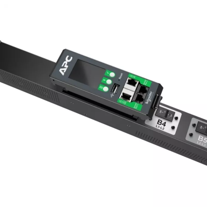 APC NetShelter Rack PDU Advanced, išmanus maitinimo skirstytuvas su matavimu, 3 fazės, 22,1kW 400V 32A arba 17,3kW 415V 30A, 48 lizdai, IEC309
