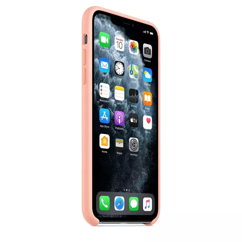 Silicone Dėklas Apple iPhone 11 Pro Max Grapefruit
