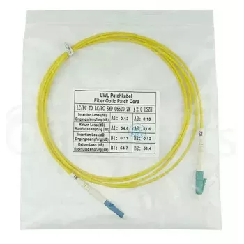 BlueOptics SFP2121BU3MS InfiniBand šviesolaidinis laidas 3 m LC geltonas