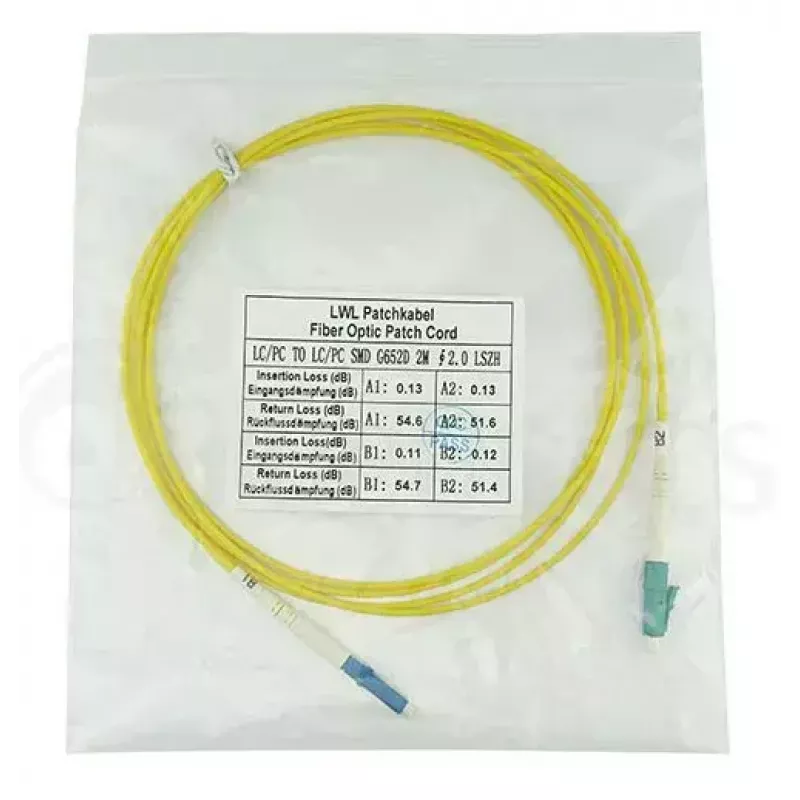 BlueOptics SFP2121BU3MS InfiniBand šviesolaidinis laidas 3 m LC geltonas
