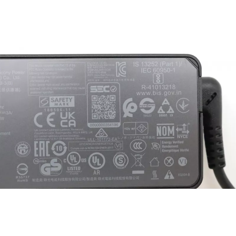 Lenovo 5A11E21011 maitinimo adapteris / keitiklis, 45 W, juodas