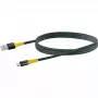 USB laidas Schwaiger WKUM10 511 1,2 m USB A Micro-USB B juodas geltonas