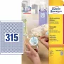 Lipni etiketė apskritimas Avery L6019REV-25