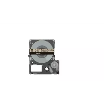 Epson LK-6JBJ lipdukų juostelė, smėlio, juoda
