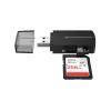 Conceptronic BIAN06B SD TF/MicroSD 4.0 kortelių skaitytuvas, UHS-II, USB 3.0, 5Gbps
