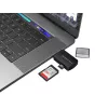 Conceptronic BIAN06B SD TF/MicroSD 4.0 kortelių skaitytuvas, UHS-II, USB 3.0, 5Gbps