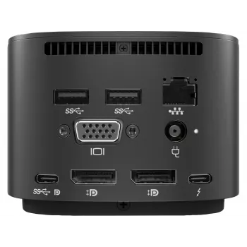 HP Thunderbolt Dock G2 su kombinuotu kabeliu, juoda