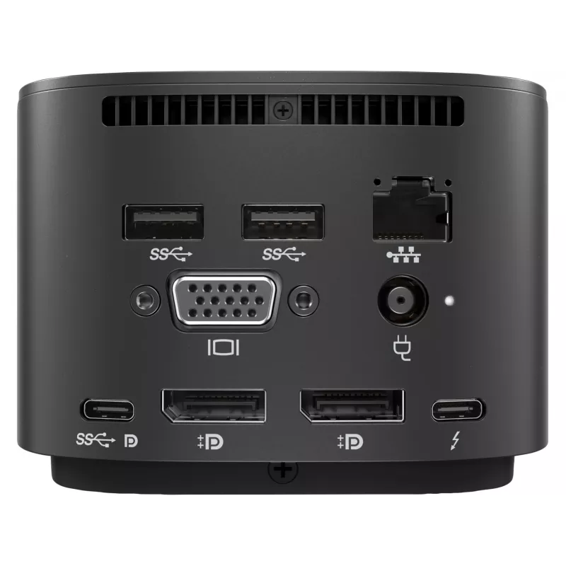 HP Thunderbolt Dock G2 su kombinuotu kabeliu, juoda