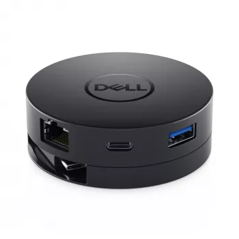 DELL DA300 USB-C Mobilus Adapteris 6-in-1, 4K@60Hz, Juodas