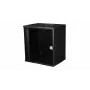 Equip Eco Mount sieninis 19 inch spintos korpusas, 12U, 540×400 mm, RAL9005 juoda