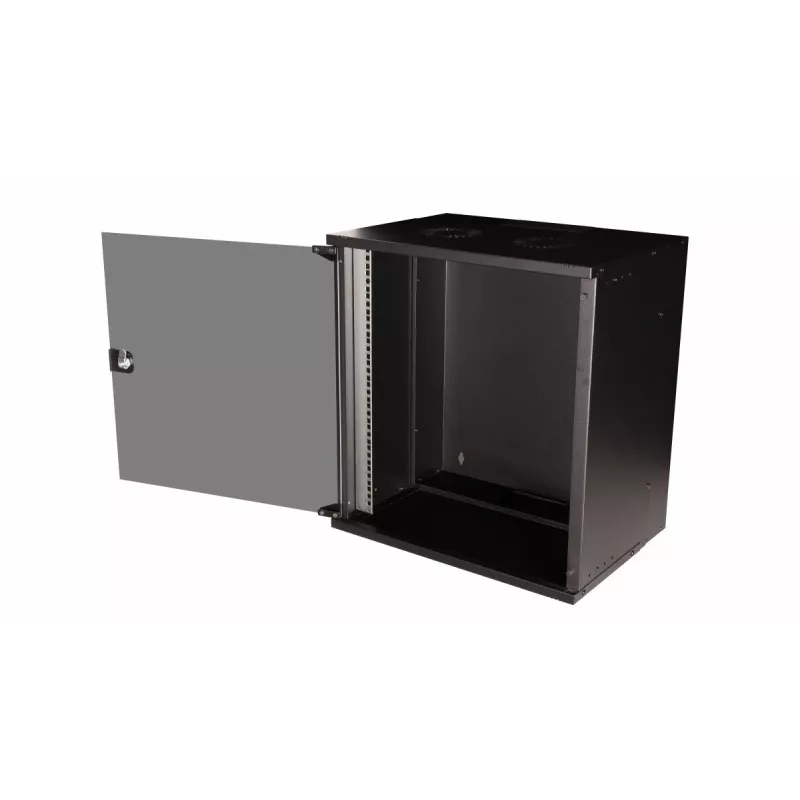 Equip Eco Mount sieninis 19 inch spintos korpusas, 12U, 540×400 mm, RAL9005 juoda
