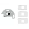 Lizdas RJ-45 Kindermann 7456000523 pilkas baltas