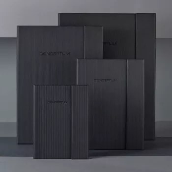 Užrašų knygelė Sigel CONCEPTUM CO141 194 lapų Juoda