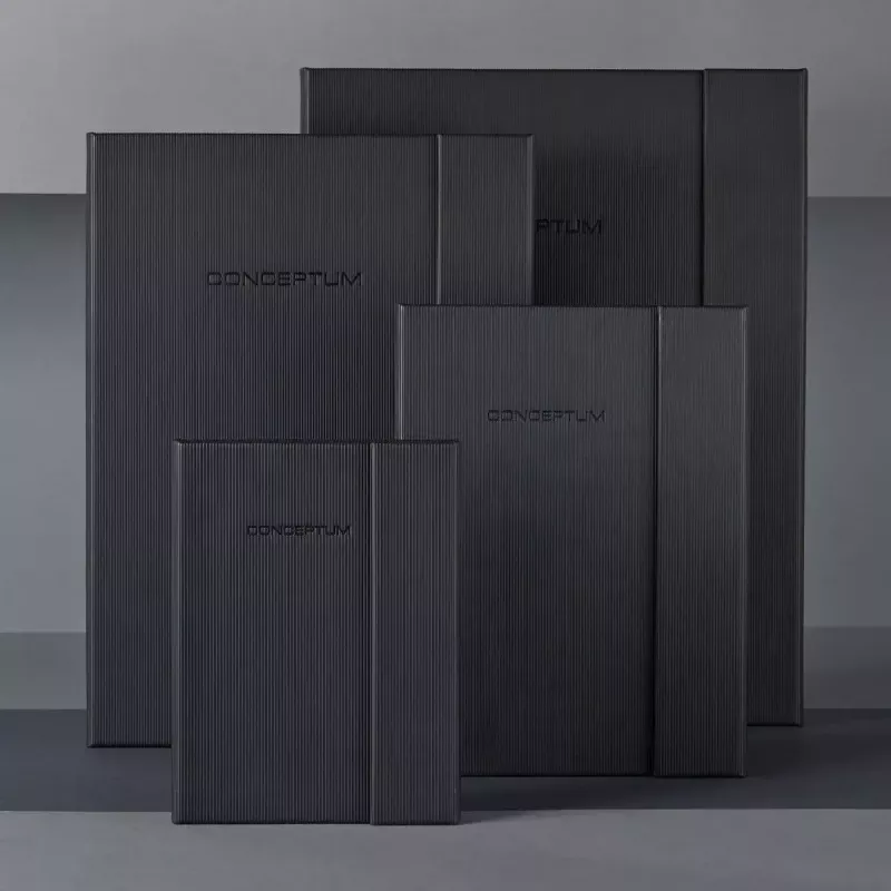 Užrašų knygelė Sigel CONCEPTUM CO141 194 lapų Juoda