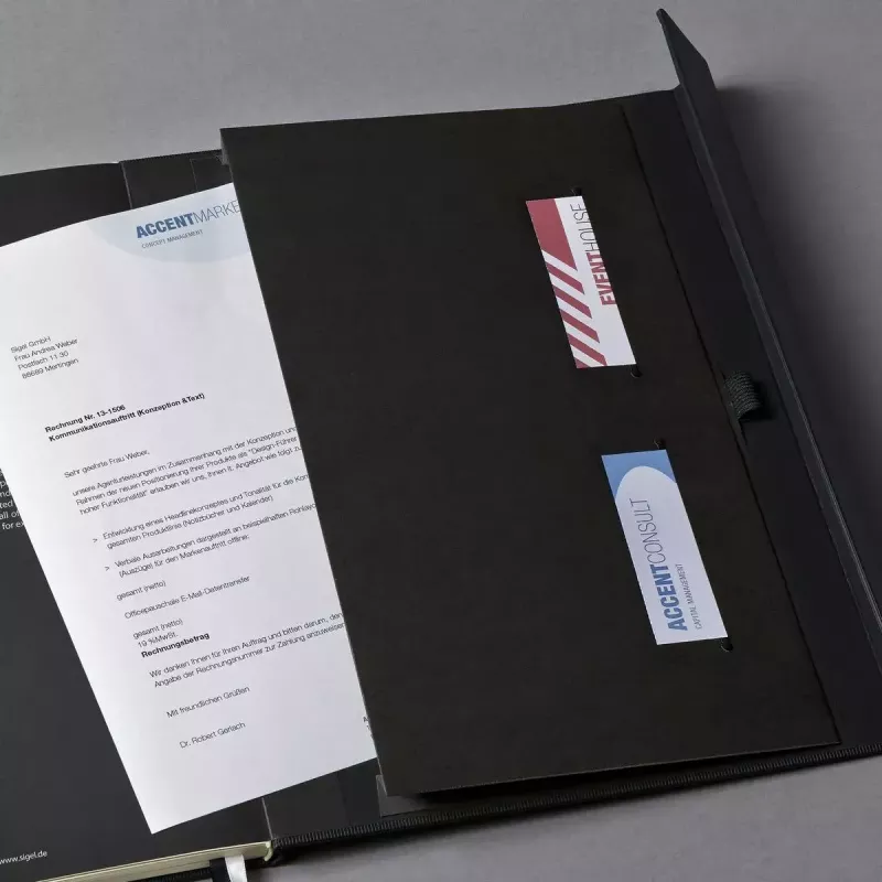 Užrašų knygelė Sigel CONCEPTUM CO141 194 lapų Juoda