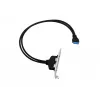 Conceptronic EMRICK11B adapteris iš 19 kontaktų vidinės USB 3.0 jungties į dvi USB-A išorines jungtis