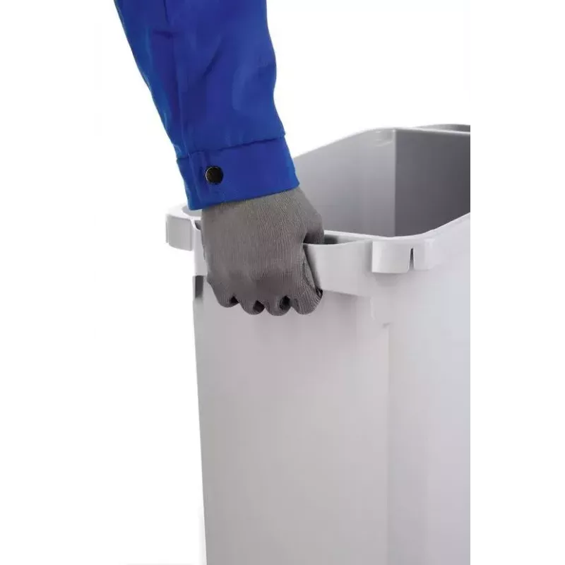 Šiukšlių konteineris Durable 1800503050 stačiakampis plastikinis pilkas 590x282x600 mm