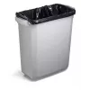 Šiukšlių konteineris Durable 1800503050 stačiakampis plastikinis pilkas 590x282x600 mm