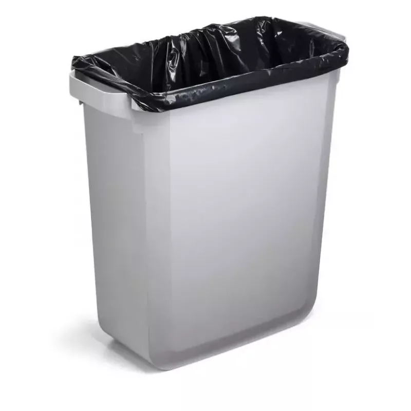 Šiukšlių konteineris Durable 1800503050 stačiakampis plastikinis pilkas 590x282x600 mm