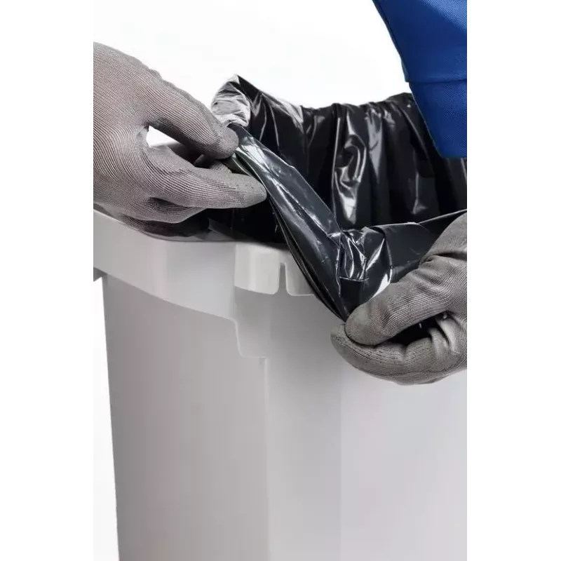 Šiukšlių konteineris Durable 1800503050 stačiakampis plastikinis pilkas 590x282x600 mm