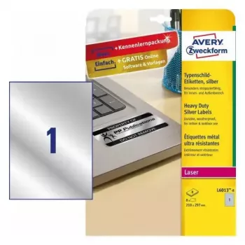 Lipni etiketė spausdintuvui Avery L6013-8