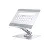 Conceptronic DONN27G stovas nešiojamam kompiuteriui, sidabrinis, aliuminis, 360°, USB 3.2 Gen 1 Type-C, 5000 Mbit/s