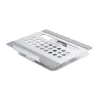 Conceptronic DONN27G stovas nešiojamam kompiuteriui, sidabrinis, aliuminis, 360°, USB 3.2 Gen 1 Type-C, 5000 Mbit/s