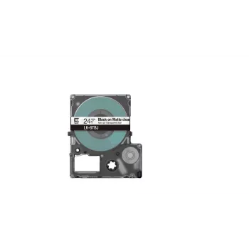 Epson LK-6TBJ juoda permatoma etikečių juosta, terminis perkėlimas, 2,4 cm