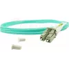 BlueOptics LC–SC daugiamodis OM3 Duplex šviesolaidinis komutacinis kabelis, LC-UPC/SC-UPC, 10 m, smėlio spalvos (suderinamas su Corning 055702T512000010M)