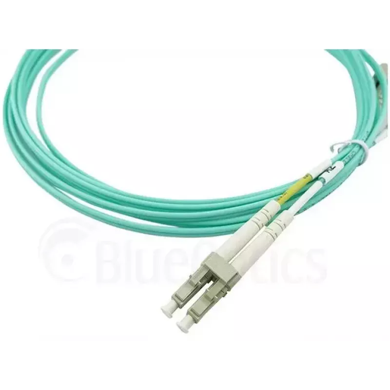 BlueOptics LC–SC daugiamodis OM3 Duplex šviesolaidinis komutacinis kabelis, LC-UPC/SC-UPC, 10 m, smėlio spalvos (suderinamas su Corning 055702T512000010M)