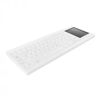 Contour Design Active Key Contour QuickClean Medicininė klaviatūra IP68 su jutikliniu kilimėliu Mini Wired White DE C4412