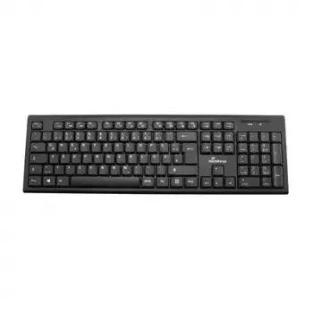 Belaidė klaviatūra MediaRange MROS111 Universal RF Wireless QWERTZ Juoda